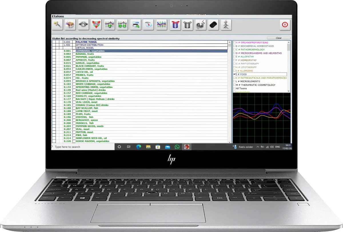 The Hunter 4025 NLS Verified scan results on a HP laptop with I5 processor for fast 3D scanning