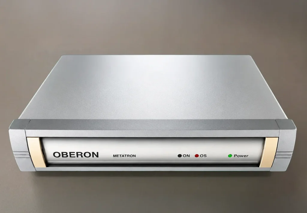 The Original Metatron MK1: Gold Standard in Bioresonance. The original Oberon Metatron, developed by leading innovator, Professor Nesterov, established the professional standard for non-linear system bioresonance technology. Modern systems like the Metatron Hunter 4025 Verified are benchmarked and compared directly against this gold standard device.