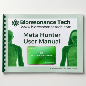 Bioresonance Tech Clear English operating manual for the Metatron Hunter 4025 NLS Verified