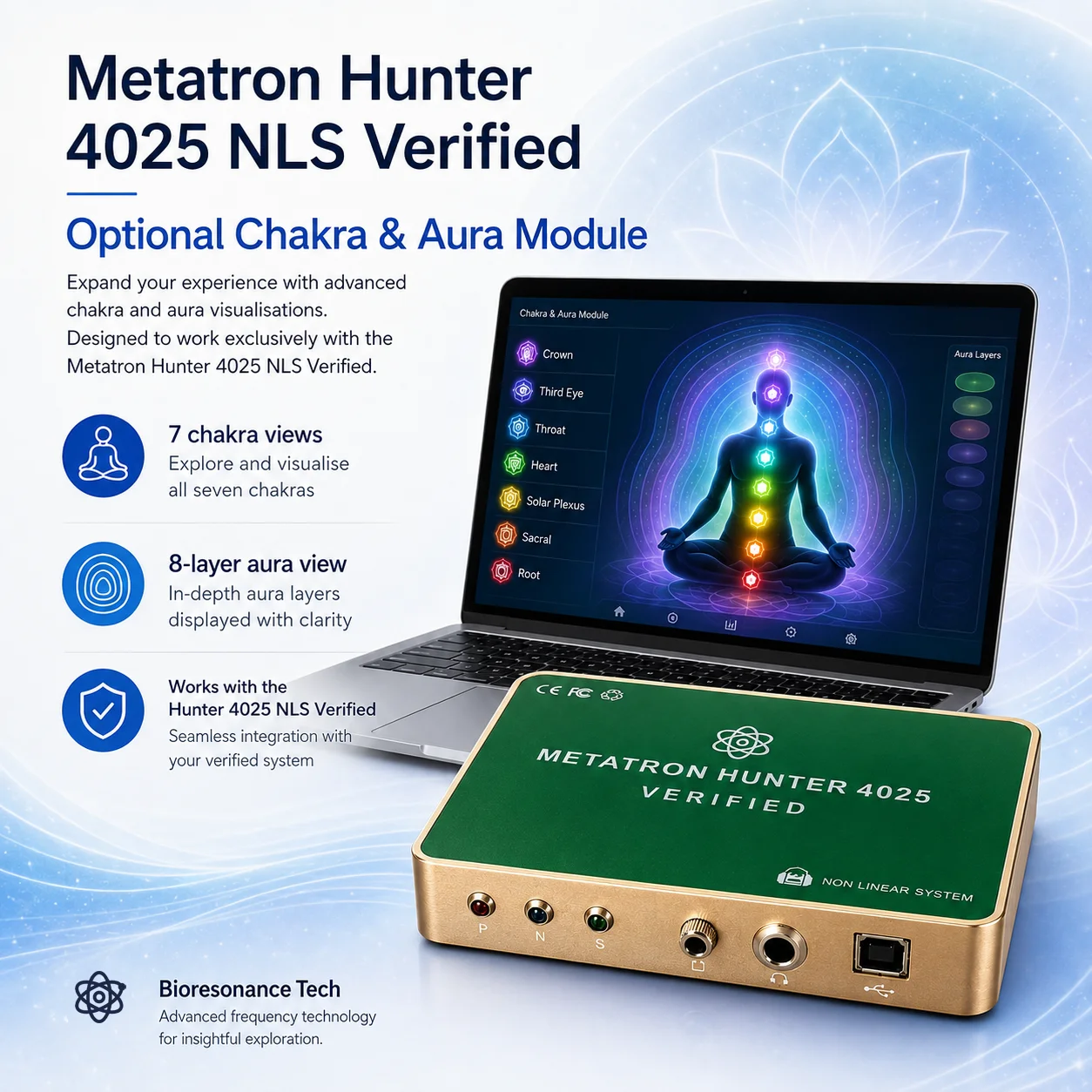 Metatron Hunter 4025 NLS Verified with optional Chakra and Aura visualisation module