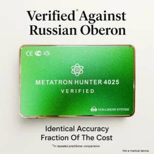 Tested by Bioresonance Tech against Metatron Oberon and found to match selected signal output in a 31-test comparison